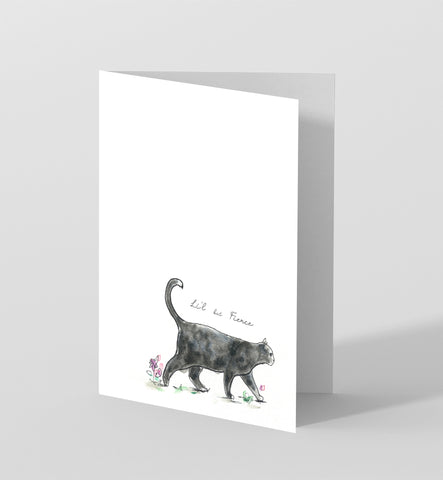 "Li'l But Fierce" Blank Card Printable