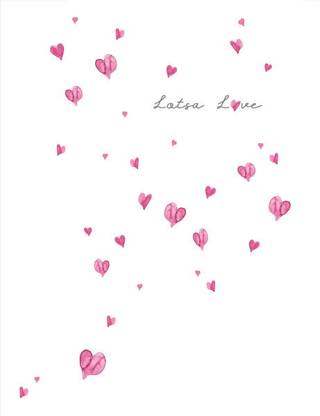 "Lotsa Love" Blank Card Printable