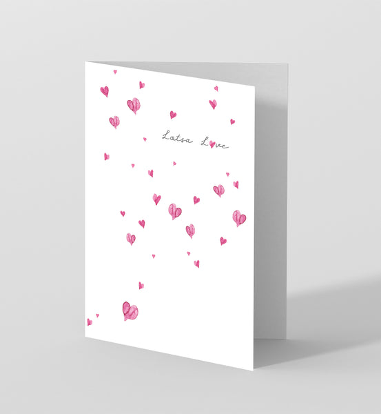 "Lotsa Love" Blank Card Printable